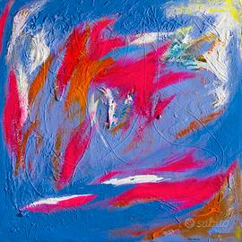 Quadro in acrilico su tela con telaio