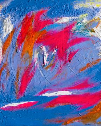 Quadro in acrilico su tela con telaio