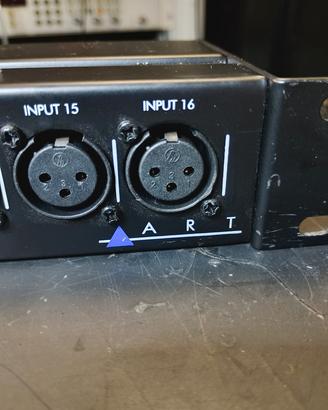 patch bay art p16 xlr professionale 