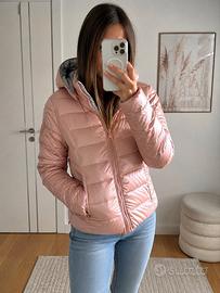 Bomboogie Piumino Donna rosa cipria con cappuccio