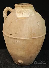 Antico orcio in terracotta - Manico a torciglione