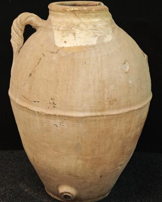 Antico orcio in terracotta - Manico a torciglione
