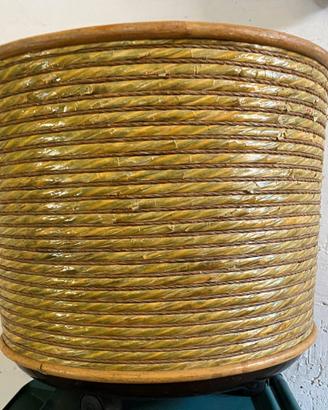 Vaso per piante impagliato 42 cm con ruote