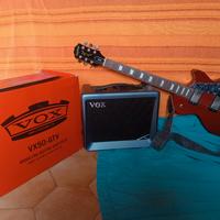 chitarra elettrica più amplificatore 