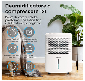Pro Breeze Deumidificatore 12L / Day con display d - Elettrodomestici In  vendita a Latina