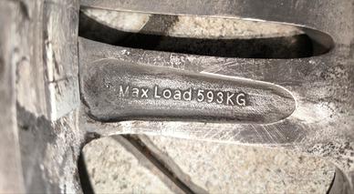 cerchi in lega Mercedes raggio 16