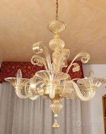 Lampadario vetro di Murano