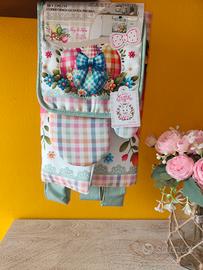 Set 3 pezzi cucina Pasqua 