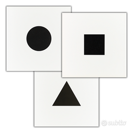 Il Cerchio-Il Triangolo-Il Quadrato—3 libri Munari