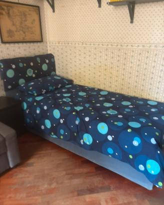 Letto singolo con contenitore
