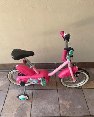 Bici bambina 3-6 anni unicorno