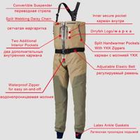 Waders da pesca XL