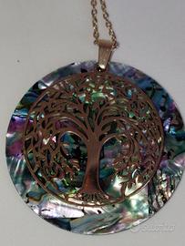 Collana Amuleto Portafortuna Albero della vita 