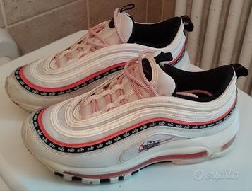 Nike air max 97 GS Script Swoosh White Red