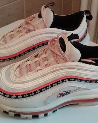 Nike air max 97 GS Script Swoosh White Red