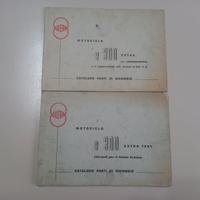 2 Cataloghi Officina GILERA B300 EXTRA ORIGINALI