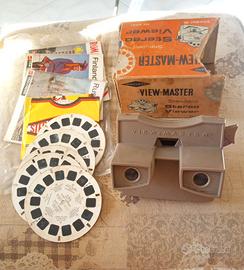 Wiev-Master Model G Anni 60, scatola e 18 dischi