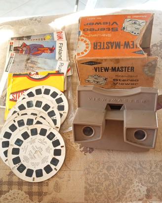 Wiev-Master Model G Anni 60, scatola e 18 dischi