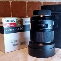 Sigma 20mm f/1.4 DG HSM Art (x Nikon)