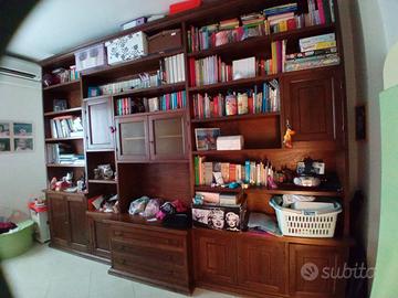 libreria legno massello 