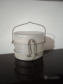 Antica Gavetta porta vivande militare 