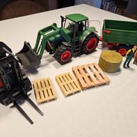 Trattore Schleich + muletto bruder