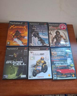 lotto 6 giochi playstation 2 PAL e completi 