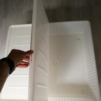 Scatole organizzatrici in plastica trasparente 