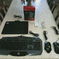 Tastiera Gaming Mouse Tappetino Tp Link RGB Wifi