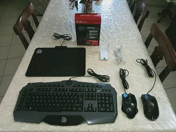 Tastiera Gaming Mouse Tappetino Tp Link RGB Wifi