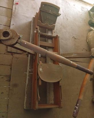 vogatore in legno vintage