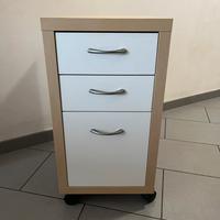 Cassettiera per ufficio con cassetto a schedario