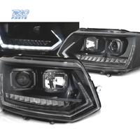 FARI PER VOLKSWAGEN VW T5 GP 09-14 DRL NERI CON FR