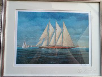 litografia Creole quadro di F. Robotti 