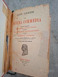Dante Alighieri La Divina Commedia 1958 Hoepli