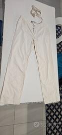 pantaloni uomo Murphy e nye bianco panna taglia 48