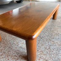 tavolino da salotto in noce nazionale massiccio