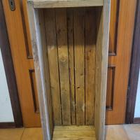Fioriera da esterno in legno naturale 100x32×40