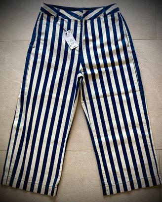 PIOMBO Pantaloni Donna Cropped / Culotte a righe