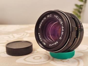 HELIOS 44M-6 58mm f2 obiettivo, ZENIT  URSS M42 A+