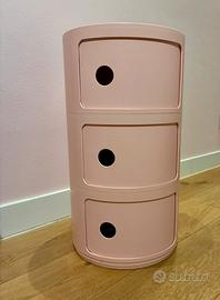 Comodino contenitore Kartell con 3 cassetti