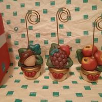 set 3 segnaposto Thun natale 