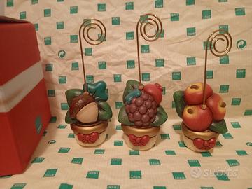 set 3 segnaposto Thun natale 