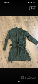 Cardigan verde donna