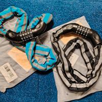 Set Due lucchetti Bici azzurro e nero Nuovi