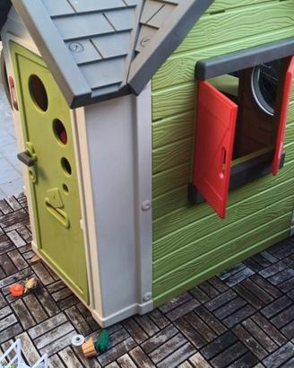 Casetta Smoby My House giardino bambini campanello