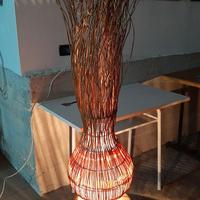 Lampada in vimini