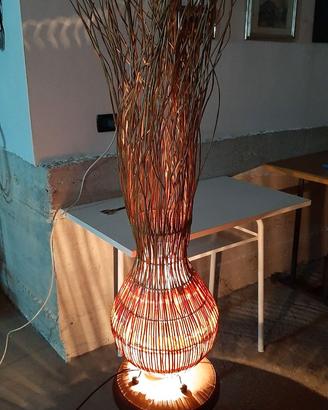 Lampada in vimini