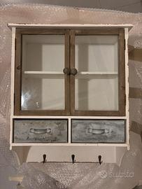 Vetrina/pensile shabby chic