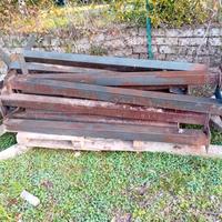 PALI IN FERRO  PER COPERTURE  TETTOIE   RECINZIONI